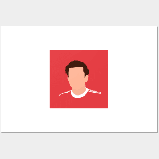 Harry Maguire Minimalistic Face Art Posters and Art